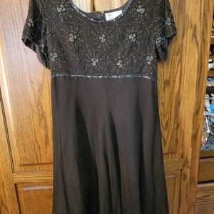 Papell Boutique size 16 black dress